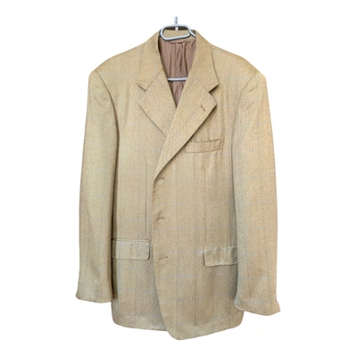 Pre-owned Baldessarini Cashmere Jacket In Gold