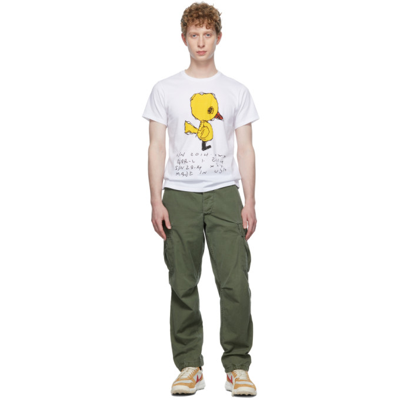 Shop Tom Sachs Love Bird T-shirt In White