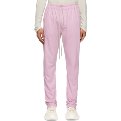 Shop Rick Owens Drkshdw Pink Berlin Lounge Pants In 83 Dirty Pink