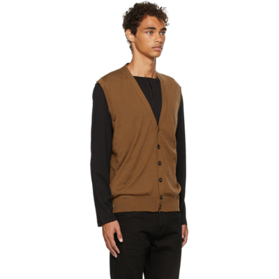 Shop Ermenegildo Zegna High Performance Cardigan In N95 Vicuna