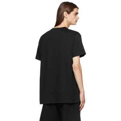 Shop Givenchy Mmw Crest Oversized T-shirt In 001-black