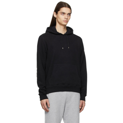 Shop Belstaff Black Jarrow Hoodie In 90000 Black