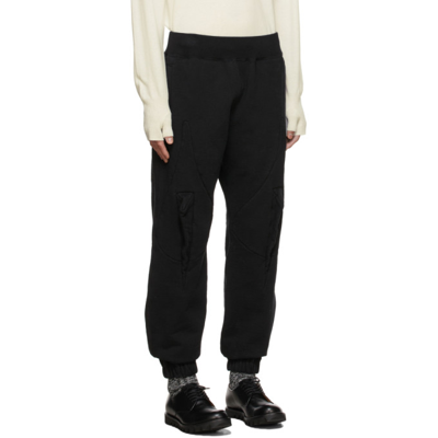 Shop Undercover Black Evangelion Cotton Lounge Pants