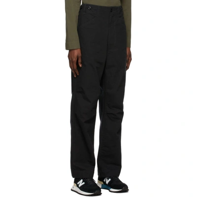 Shop Mhl By Margaret Howell Black Surplus Trousers