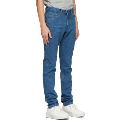 Shop Ami Alexandre Mattiussi Blue Ami Fit Jeans In 480 Blue