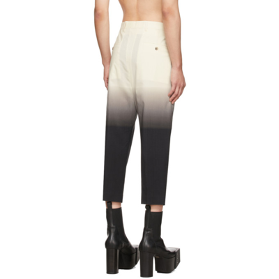 Shop Rick Owens Black Astaires Cropped Trousers In 09a Blk Degrade