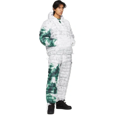 Shop Nike White Stüssy Edition Insulated Nrg Hoodie In White/green