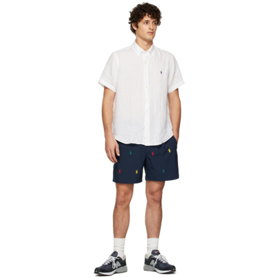 Shop Polo Ralph Lauren White Linen Classic Fit Shirt