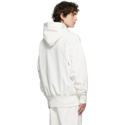 Shop Advisory Board Crystals White Crewneck Sweatshirt In Selenite
