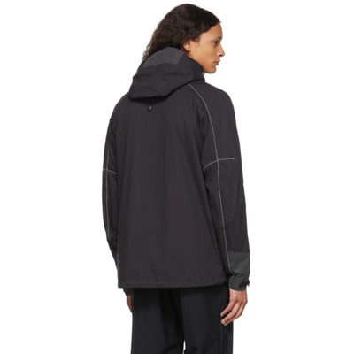 Shop And Wander Black Shield Rain Jacket In 10 Black