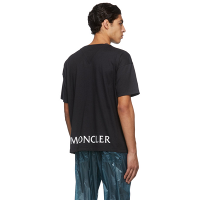 Shop Moncler Genius 4 Moncler Hyke Navy Logo T-shirt In 779 Navy