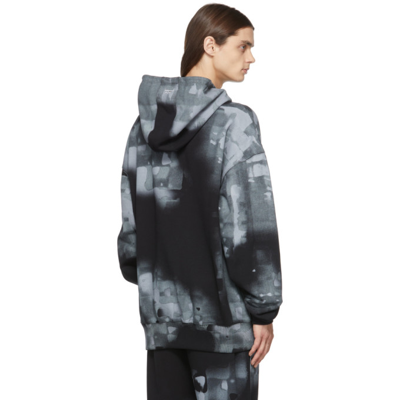 Shop A-cold-wall* Black Brush Stroke Hoodie