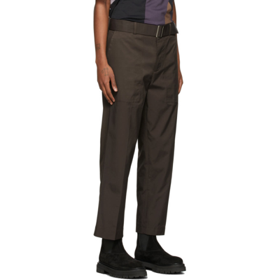 Shop 3.1 Phillip Lim / フィリップ リム Brown Patch Pocket Trousers In Espresso