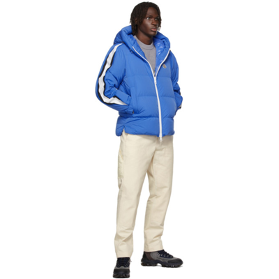 Shop Moncler Down Quilted Idil Jacket In 730 Blue
