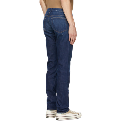 Shop Frame Indigo 'l'homme Slim' Jeans In Niagra