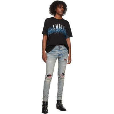 AMIRI Black Crystal Core Logo Painter T-Shirt Amiri