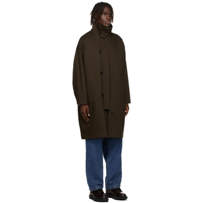 Mfpen Johnston Coat In Brown Olive | ModeSens