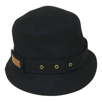 Pre-owned Patrizia Pepe Wool Hat In Black