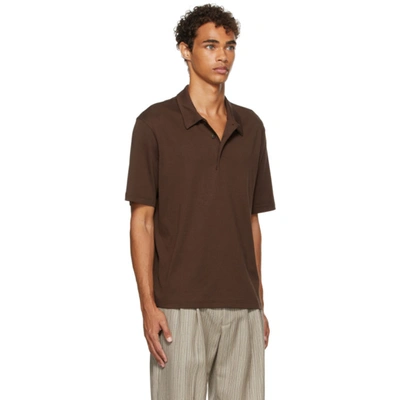 Shop Maryam Nassir Zadeh Ssense Exclusive Brown Palermo Polo In 974 Elm