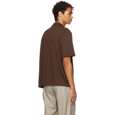 Shop Maryam Nassir Zadeh Ssense Exclusive Brown Palermo Polo In 974 Elm