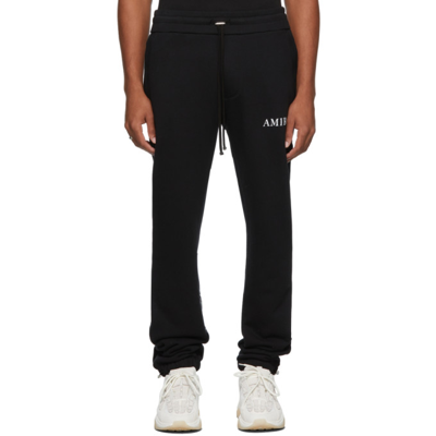 Shop Amiri Shaded Cherub Lounge Pants In Black