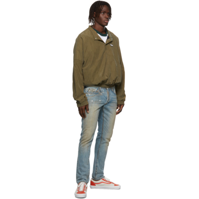 Shop Rhude Slim-fit Jeans In Indigo0032