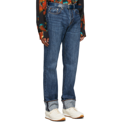 Shop Paul Smith Straight-fit Jeans In Md Blues