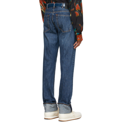 Shop Paul Smith Straight-fit Jeans In Md Blues