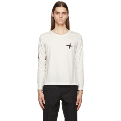 Shop Adyar Ssense Exclusive White Armband Long Sleeve T-shirt