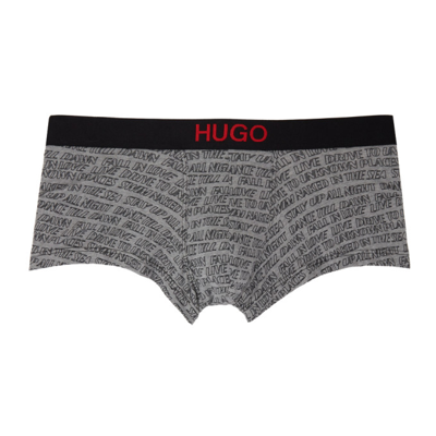 Shop Hugo Two-pack Brother Boxer Briefs In 060 Grey