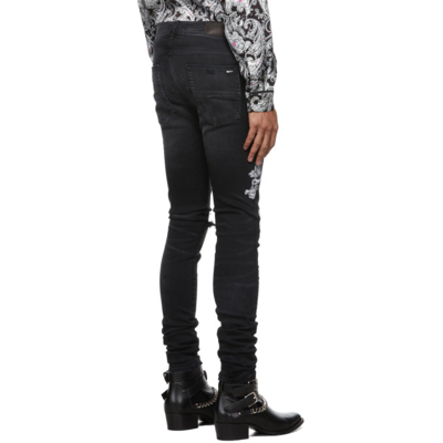 Amiri Black Cherub Jeans In Aged Black | ModeSens