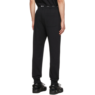 Shop Helmut Lang Black Core Jogger Lounge Pants