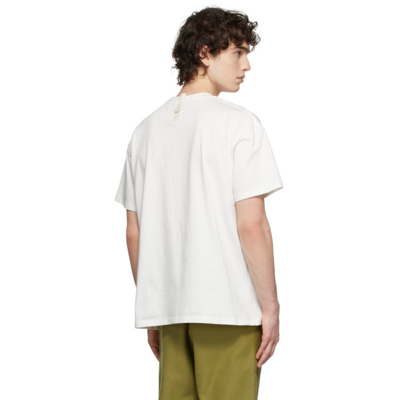 Shop Advisory Board Crystals White Pocket T-shirt In Selenite