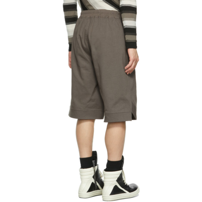 Shop Rick Owens Grey Karloff Boxer Shorts In 34 Dust