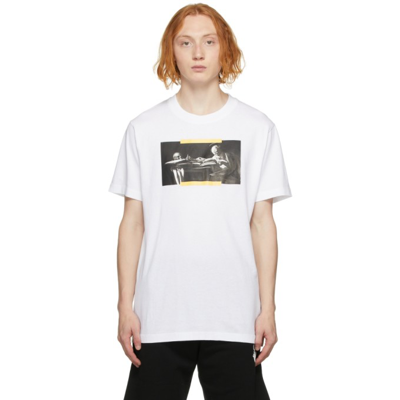 Shop Off-white White Caravaggio Painting T-shirt In White/multi