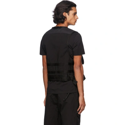 Shop C.p. Company Black Taylon P Utility Vest In 999 Black