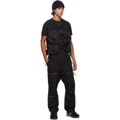 Shop C.p. Company Black Taylon P Utility Vest In 999 Black