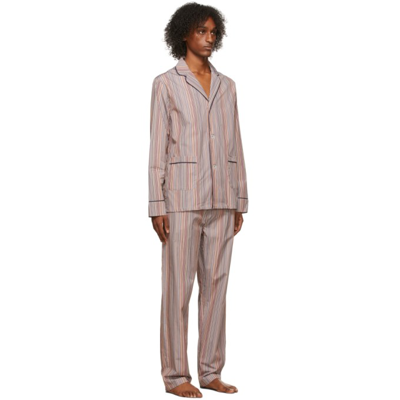 Shop Paul Smith Multicolor Signature Stripe Pyjama Set In 92 Multicol