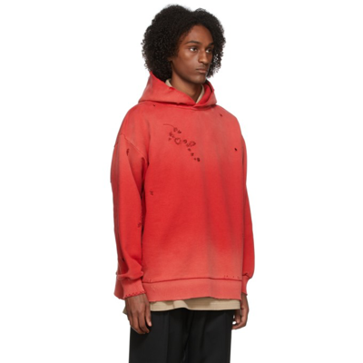Acne studios hotsell red hoodie