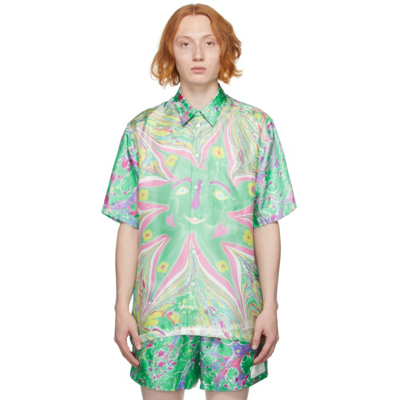 Shop Stella Mccartney Multicolor Myfawnwy Edition Ricky Short Sleeve Shirt In 8500 Multicolor