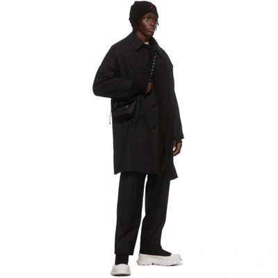 Shop Gramicci Black Sophnet Edition Balmacaan Coat