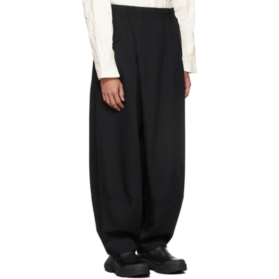 Black Lamar Carrot Wide Trousers