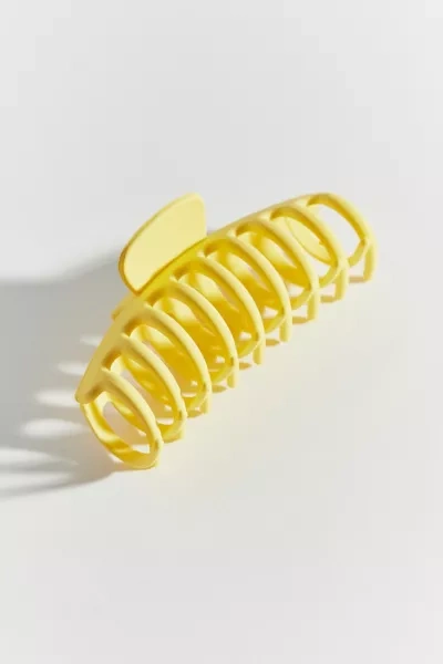Shop Urban Outfitters Marley Claw Hair Clip In Yellow