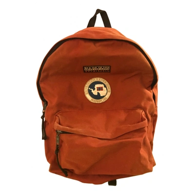 Pre-owned Napapijri Backpack In Burgundy