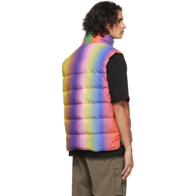 Shop Agr Multicolor Gradient Puffer Vest