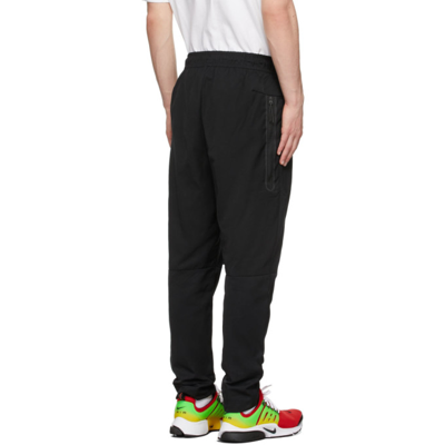 Shop Nike Black Nsw Tech Essentials Sweatpants In Black/black