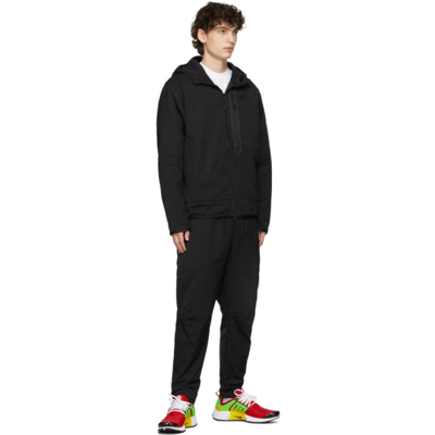 Shop Nike Black Nsw Tech Essentials Sweatpants In Black/black