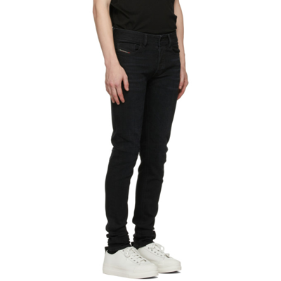 Shop Diesel Black Sleenker Jeans In 2