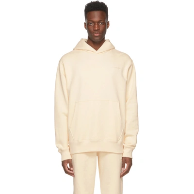 ADIDAS ORIGINALS X PHARRELL WILLIAMS 灰白色 BASICS 连帽衫