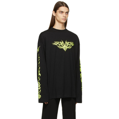 Vetements Gothic Logo-print Cotton-jersey T-shirt In Black | ModeSens